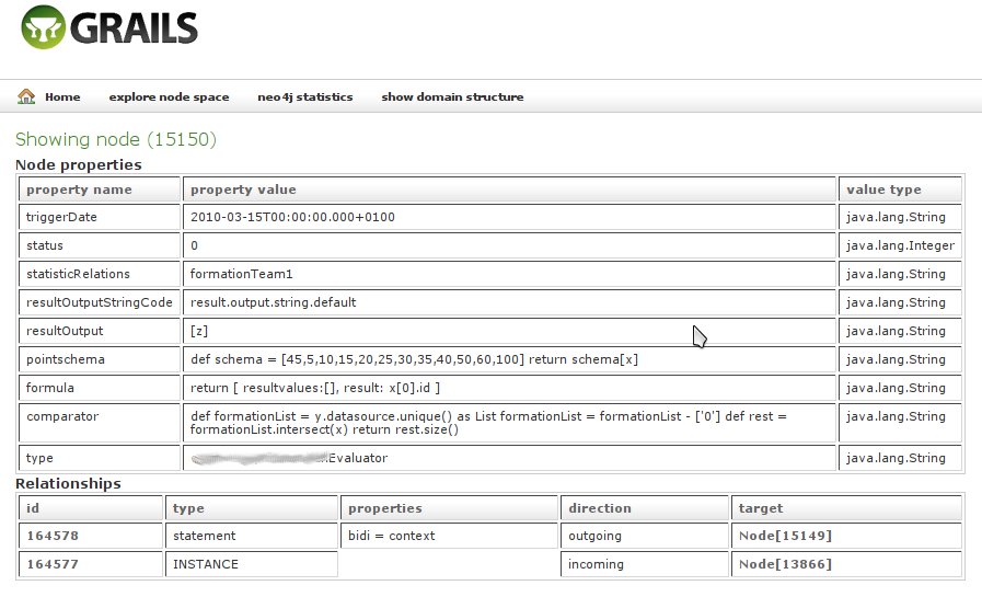 Screenshot Neo4jController